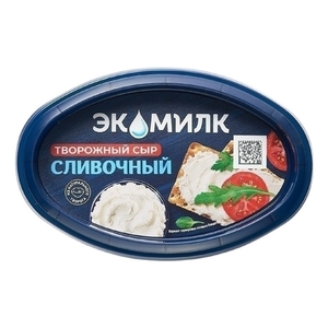 БЗМЖ  Сыр Эко-Милк творожн. с томатами 60% 120г