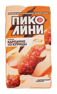 Дымов Колбаски Пиколини Карпаччо из курицы с/к 50г