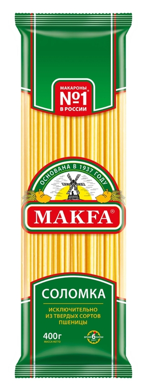 Макар изд Макфа соломка 400г