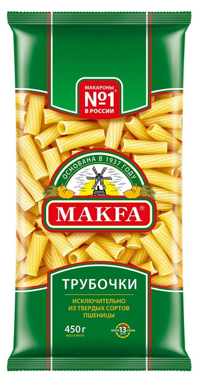 Макар Макфа трубочки 450г