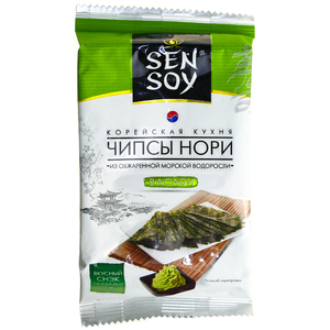 Сен Сой Чипсы Нори Васаби 4,5г