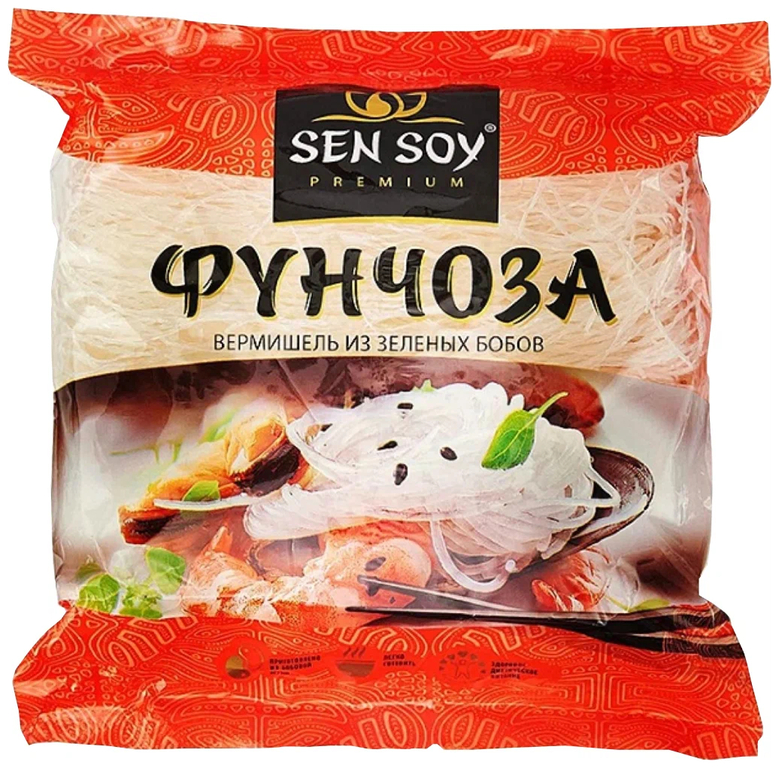Сен Сой Вермишель Фунчоза 100г