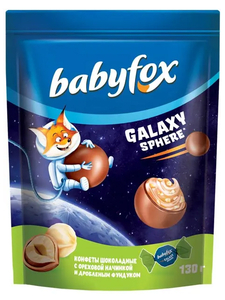 Шоколадные конфеты. Babyfox фундук 130г
