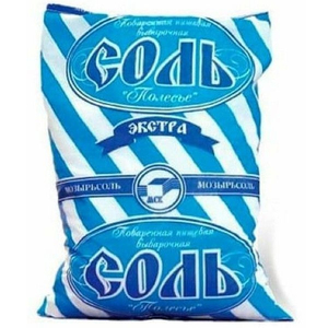 Соль Полесье йодирован экстра 1000г