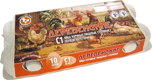 Яйцо куриное Птицефабрика Тульская С1 10 шт,